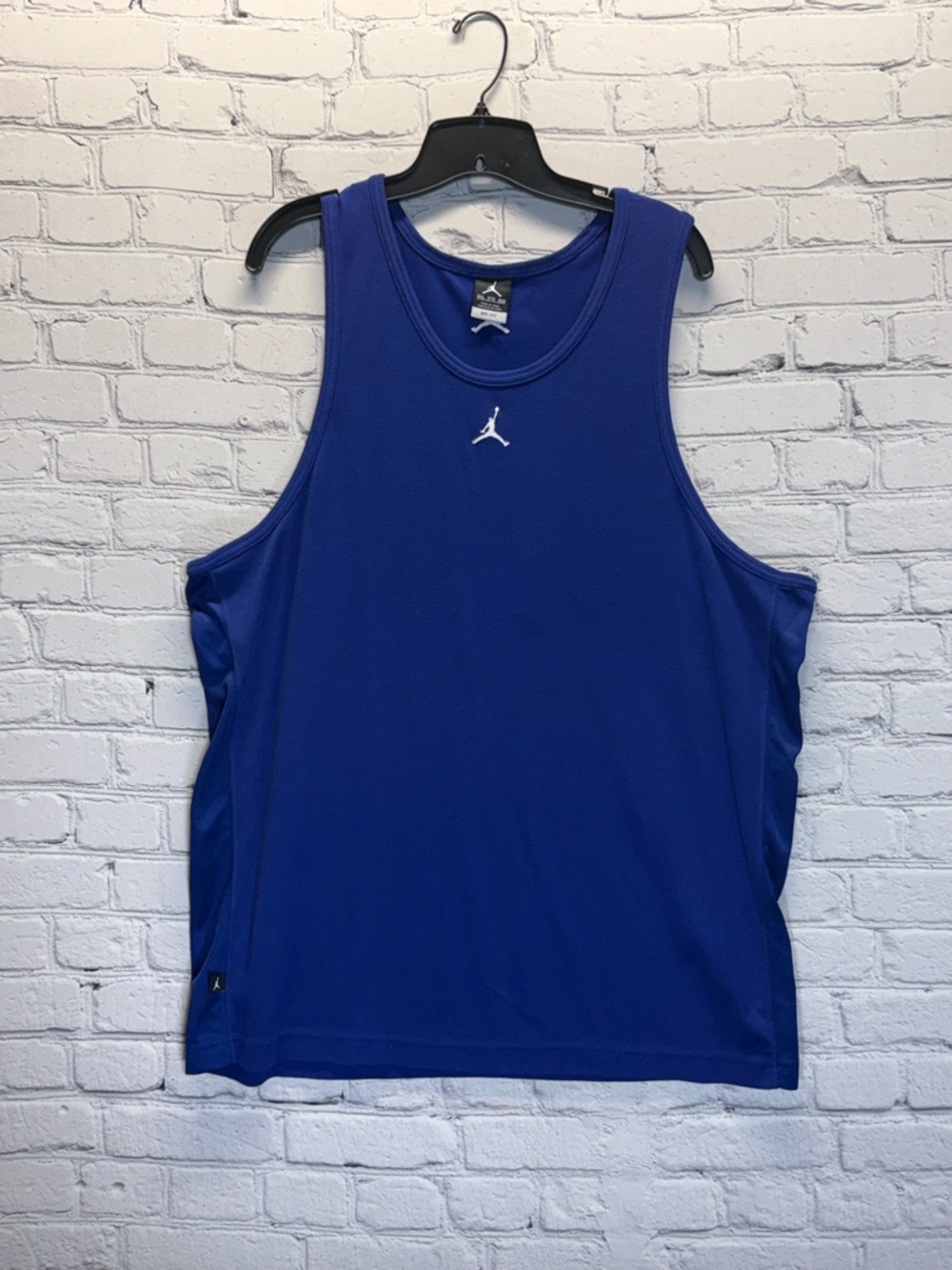 MENS NIKE JORDAN BRAND SLEEVLESS SHIRT Tank Top Blue 3XL